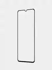 Прозрачный защитное стекло КАРТОФАН, для Tecno Pova 4 Pro, с олеофобным покрытием и черной рамкой