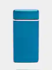 Синий зажигалка электронная, металлическая, USB, плазменная спираль, зажигалка электронная