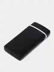 Черный зажигалка электронная, металлическая, USB, плазменная спираль, зажигалка электронная