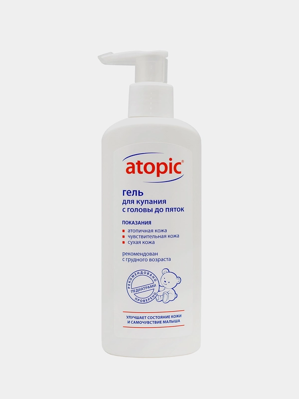 Atopic гель для купания с головы до пяток, 250 мл