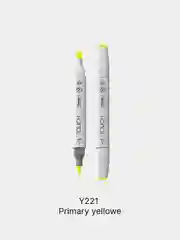 Маркер для скетчей TOUCH BRUSH двухсторонний цв.221 желт основной