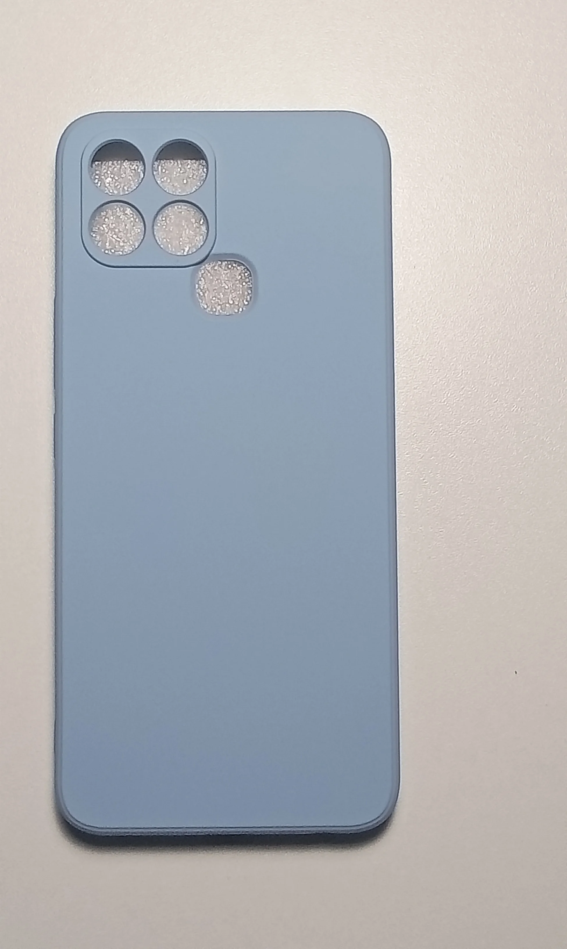 Синий чехол NFINIX Smart 6 с защитой камеры