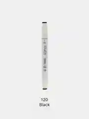 Маркер для скетчей TOUCH BRUSH двухсторонний цв.120 черный