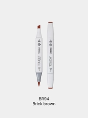Маркер для скетчей TOUCH BRUSH двухсторонний цв.094 корич кирпичн