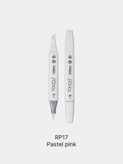 Маркер для скетчей TOUCH BRUSH двухсторон цв.017 розов пастельный