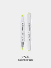 Маркер для скетчей TOUCH BRUSH двухсторонний цв.236 зел весенний