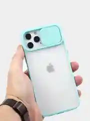 Чехол с защитой шторкой для камеры на iPhone 6s/7/8/Plus/SE/20/X/XS/XR/11/Pro/Max/12/13/айфон
