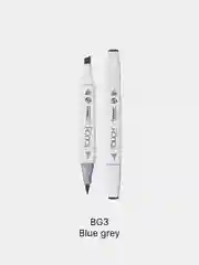 Маркер для скетчей TOUCH BRUSH двухсторонний цв.BG3 серо-синий 3