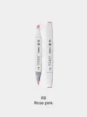 Маркер для скетчей TOUCH BRUSH двухсторонний цв.008 розовая роза