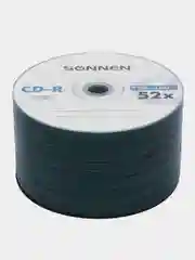 Диски CD-R SONNEN 700Mb 52x Bulk (термоусадка без шпиля) КОМПЛЕКТ 50шт, 512571