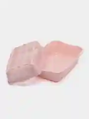 Розовый туалет лоток для кошек с сеткой Dunya Plastik, 255 мм*365 мм*95 мм
