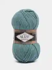 Лазурный пряжа Alize Lanagold, 49% шерсть, 51% акрил, 100 г, 240 м