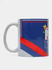 Бордовый кружка "23 февраля. С днем Защитника Отечества!"