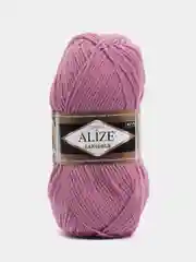 Тёмно-розовый пряжа Alize Lanagold, 49% шерсть, 51% акрил, 100 г, 240 м