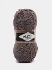 Коричневый пряжа Alize Lanagold, 49% шерсть, 51% акрил, 100 г, 240 м