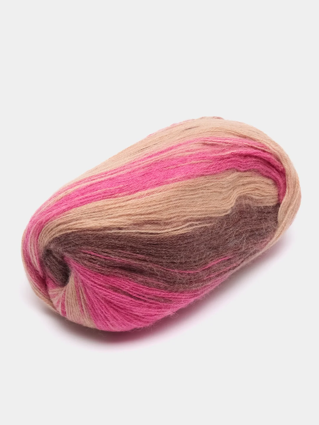 Розовый пряжа Alize Angora Gold Batik, 20% шерсть, 80% акрил, 100 г, 550 м