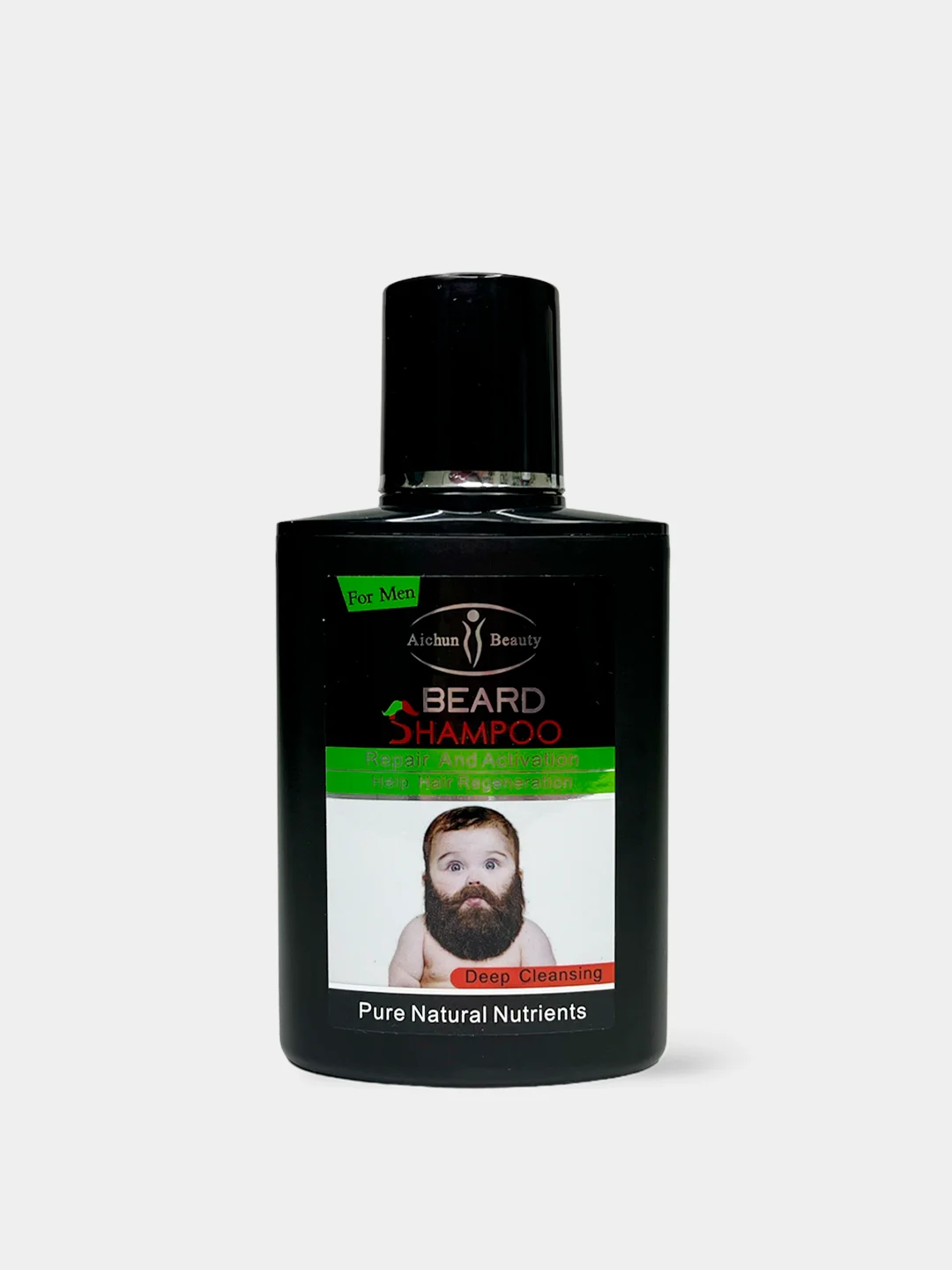 Алый витаминный шампунь и масло для бороды Aichun Beauty Beard, воск для укладки бороды и усов