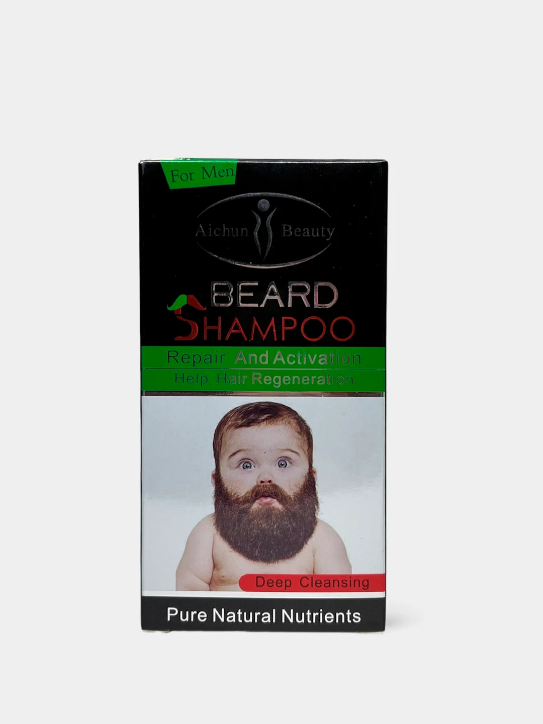 Аметистовый витаминный шампунь и масло для бороды Aichun Beauty Beard, воск для укладки бороды и усов