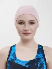 Розовый шапочка для плавания, тканевая, для бассейна, унисекс, нейлоновая шапка