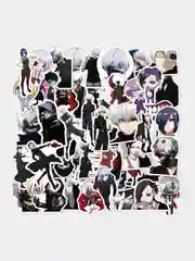 Стикеры аниме "Токийский Гуль", 50 шт (наклейки манга Tokyo Ghoul)