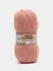 Коралловый меланж пряжа Alize Angora Gold, 20% Шерсть 80% Акрил, 100 г, 550 м (часть 1)