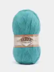 Лазурный пряжа Alize Angora Gold, 20% Шерсть 80% Акрил, 100 г, 550 м (часть 1)