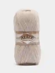 Бежевый меланж пряжа Alize Angora Gold, 20% Шерсть 80% Акрил, 100 г, 550 м (часть 1)