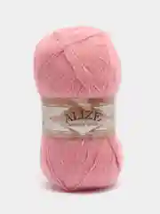 Пастельно-коралловый пряжа Alize Angora Gold, 20% Шерсть 80% Акрил, 100 г, 550 м (часть 1)