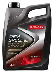 Автомобильное моторное масло CHAMPION OEM SPECIFIC 5w30 C2, 4 литра