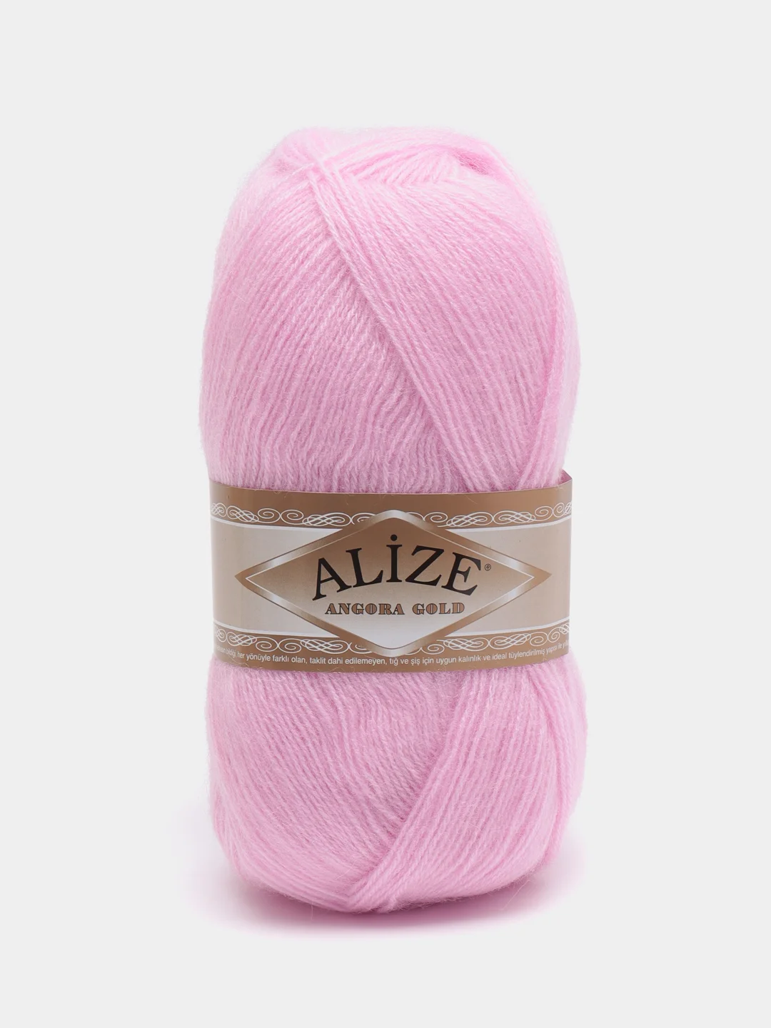 Розовый пряжа Alize Angora Gold, 20% Шерсть 80% Акрил, 100 г, 550 м (часть 1)