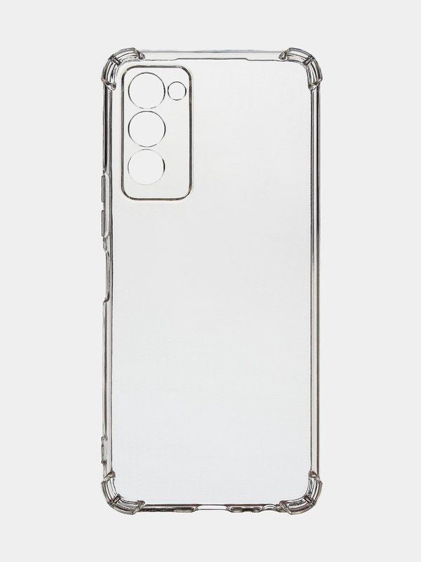 Чехол для Tecno Camon 18 / Tecno Camon 18P прозрачный силиконовый с усиленными углами