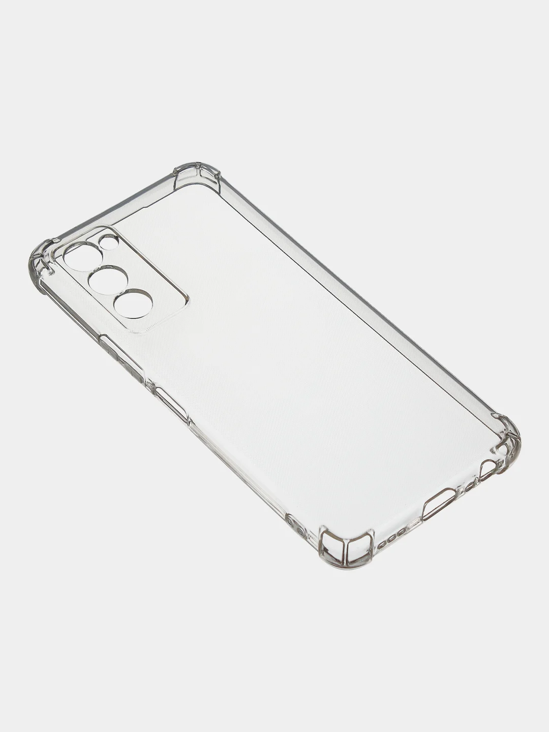 Чехол для Tecno Camon 18 / Tecno Camon 18P прозрачный силиконовый с усиленными углами
