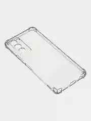 Чехол для Tecno Camon 18 / Tecno Camon 18P прозрачный силиконовый с усиленными углами