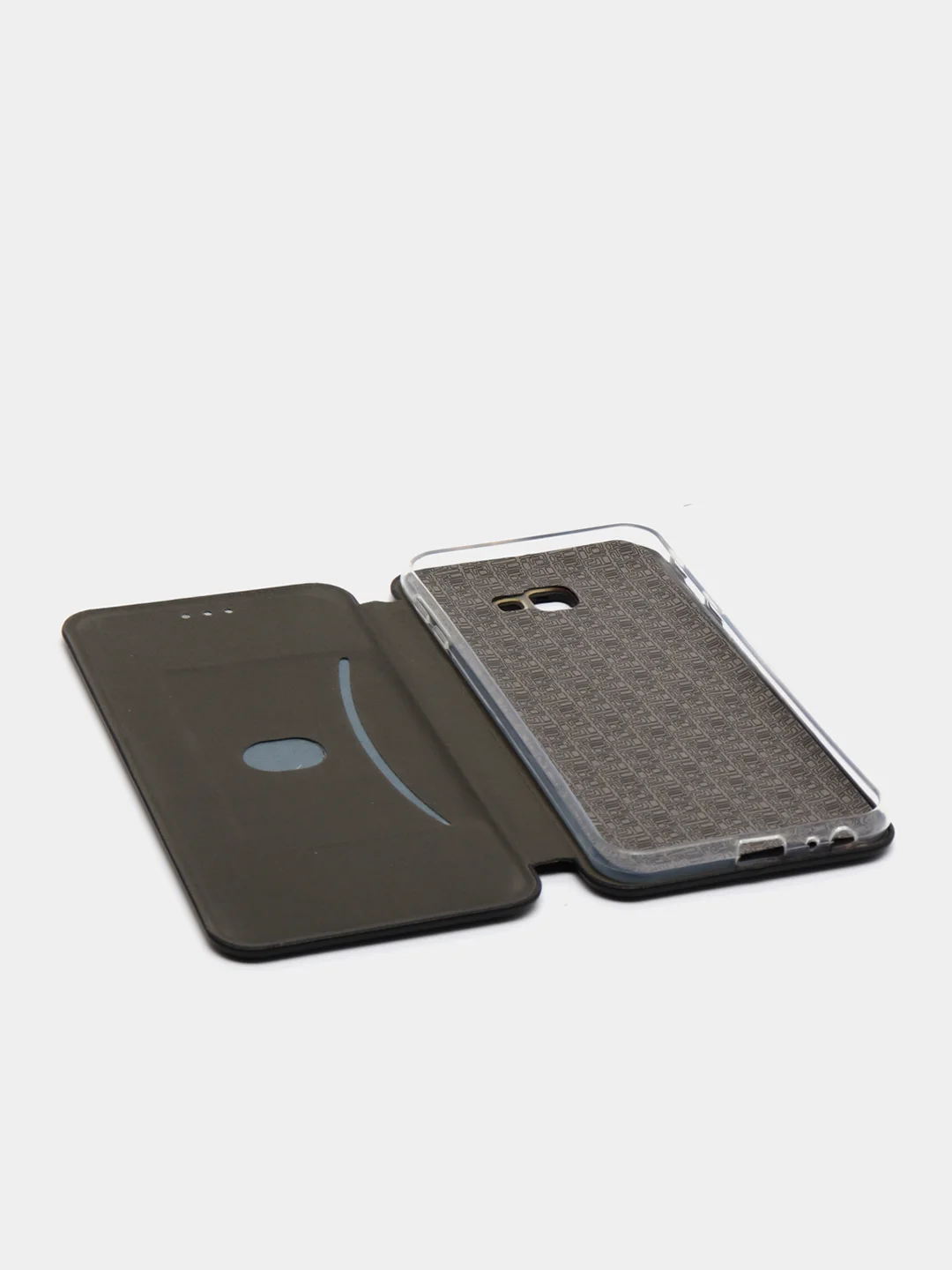 Синий чехол-книжка Samsung Galaxy J4+/J4 Plus (Самсунг Галакси Джи 4+/Джи 4 Плюс)