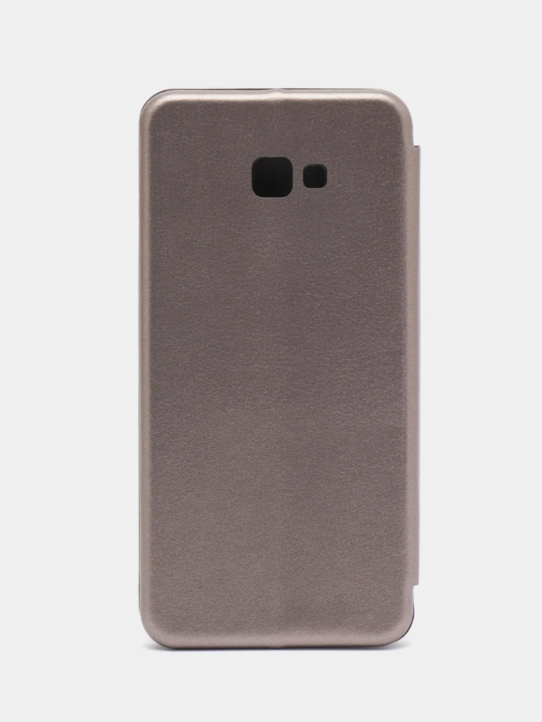 Серебряный чехол-книжка Samsung Galaxy J4+/J4 Plus (Самсунг Галакси Джи 4+/Джи 4 Плюс)