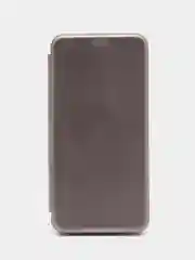 Серебряный чехол-книжка Samsung Galaxy J4+/J4 Plus (Самсунг Галакси Джи 4+/Джи 4 Плюс)