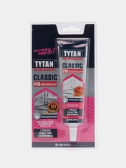 Клей монтажный TYTAN Classic Fix, прозрачный строительный, картридж, 100 мл, 310 мл