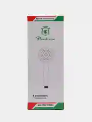 Diadonna RETRO лейка для душа с белой ручкой, хром