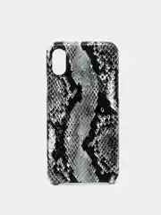 Бежевый чехол-накладка для iPhone 6 6S 7 8 Plus, XR X XS Max, 11 с изображением змеиной кожи
