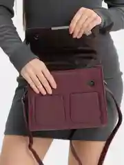 Бордовый сумка женская
