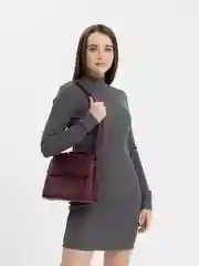 Бордовый сумка женская