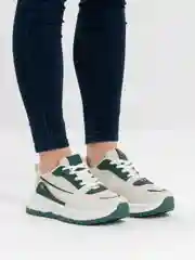 Зеленый кроссовки женские