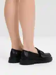 Черный лоферы женские