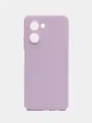 Сиреневый чехол для iPhone 11, Realme C35, C31, C33, Honor X7A (2023) однотонный с защитой камеры