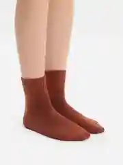 Красный зимние теплые махровые шерстяные носки