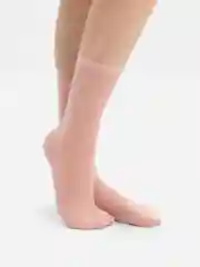Конфетный хлопковые носки, однотонные, яркие, высокие, унисекс
