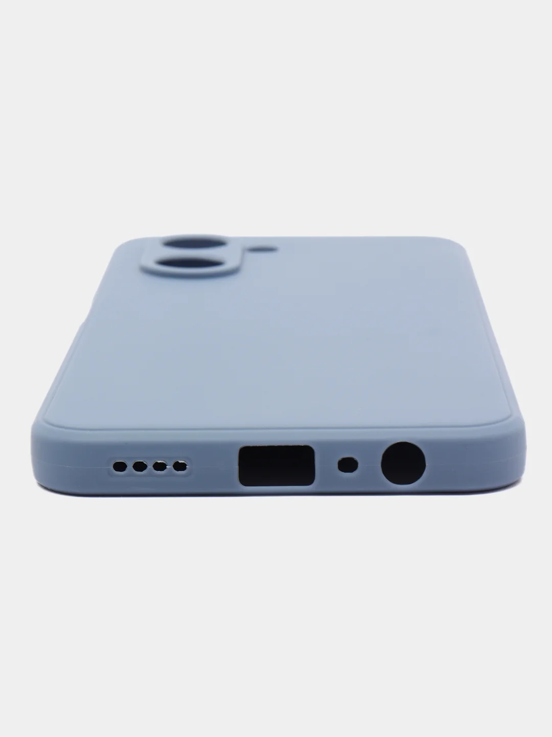 Небесно-голубой чехол для iPhone 11, Realme C35, C31, C33, Honor X7A (2023) однотонный с защитой камеры