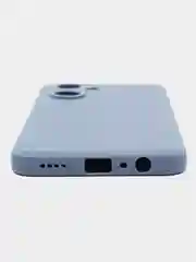 Небесно-голубой чехол для iPhone 11, Realme C35, C31, C33, Honor X7A (2023) однотонный с защитой камеры