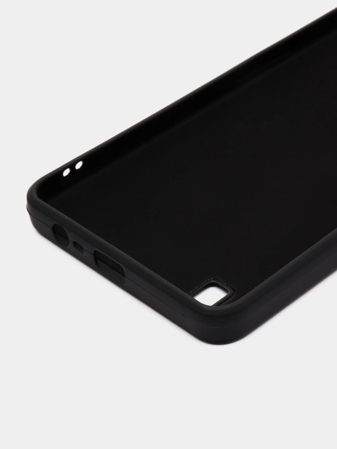 Черный чехол для iPhone 11, Realme C35, C31, C33, Honor X7A (2023) однотонный с защитой камеры