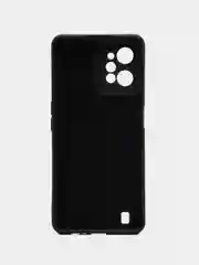 Черный чехол для iPhone 11, Realme C35, C31, C33, Honor X7A (2023) однотонный с защитой камеры